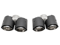 Tubos de escape estilo cuádruple de lujo, fibra de carbono. Porsche 997.2 Carrera - 99711115130, 99711135130, 99711198330, 99711199130, 99711199140, 99711115230, 99711135230, 99711198430, 99711199231, 99711199240