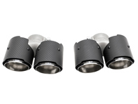 Tubos de escape estilo cuádruple de lujo, fibra de carbono. Porsche 997.2 Carrera - 99711115130, 99711135130, 99711198330, 99711199130, 99711199140, 99711115230, 99711135230, 99711198430, 99711199231, 99711199240