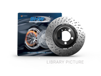 Disco de freno trasero, monobloque, 330 x 28 mm. Porsche 997 GTS I422 (N.º de pieza OE 99635240503/99635240603) - 99635240503, 99635240603 - PRL31123, PRR31223