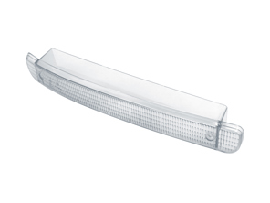 Indicator lens Front, CLEAR. Porsche 944S2 / 944T - 95163116100, 95163116200, 951631161CL, 951631162CL, 14945S, 14945D
