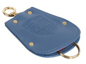 Porta llaves para Porsche 356 en CUERO AZUL - PCG0442000030B