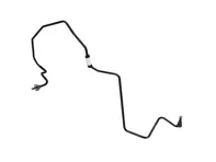 Remleiding voor. Porsche 9J1.2 Taycan MKII 2024>> - 9J1614717D, 9J1614717, 9J1614717A, 9J1614717B, 9J1614717C