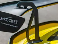 Set riser a collo di cigno per alettone posteriore in fibra di carbonio a secco da 3 pollici. Porsche 718 GT4 RS - 9GT827465D, 9GT827466D - SRRISERCF