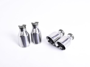 Milltek GT100 四出排气尾管，100 毫米。保时捷 958 卡宴 Turbo 4.8L V8 2010-14 - 95811125100, 95811125140, 95811125200, 95811125240 - SSXPO112