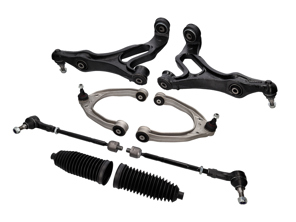 Bracci di controllo delle sospensioni + giunti e soffietti delle barre di sterzo. Porsche Cayenne 955 - 95534101733, 95534101833, 95534102702, 95534703122, 95534703222, 95534719110