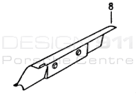 Inner Sill Panel. Porsche 993 1994-98 - 99350102100GRV, 99350102200GRV