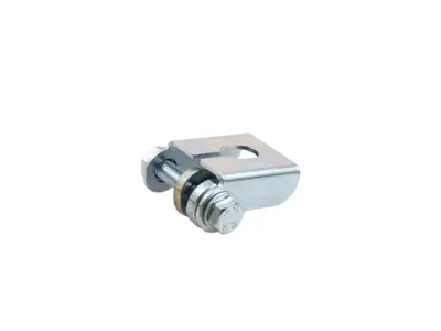 Retaining bracket with fixings front fog lamp. Porsche 914 1970-76 - 91463102910, 91463103010 - LTG14.1.102, LTG14.1.101