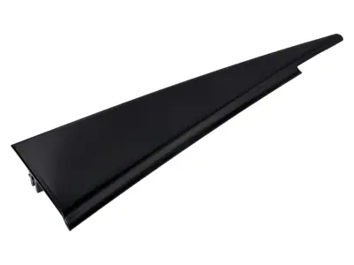 Rear door corner trim cover, Gloss Black. Porsche 955 Cayenne / 957 Cayenne - 955533267034W9, 955533268034W9