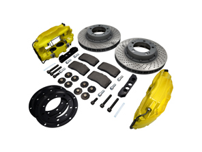 Remklauw & schijf 'Big Yellows' Front Upgrade Kit voor Porsche 911 - FVD351964499ALU