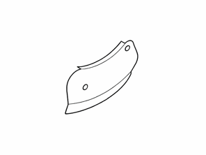 Piastra copridisco freno (INFERIORE) POSTERIORE. Porsche Carrera GT - 98035280101, 98035280201