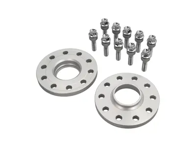 Wheel Spacers 12mm for Porsche 5/130 stud Pattern with long bolts *DesignTek - 3608000112, 3608100018