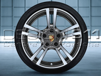 20' Panamera Turbo II Jantes et pneus en alliage d'origine Porsche - 97004460208, 97004460248