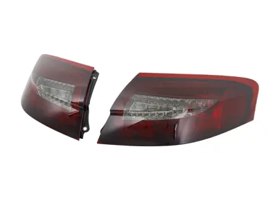 Blinkereinheit hinten, getönt/rot mit LED-Birnen für Porsche 996 Turbo / 996 C4S - 99663148700, 99663148800, 99663148702, 99663148802