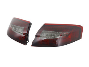 Knipperlicht achter, Smoked / Red met LED lampen voor Porsche 996 Turbo / 996 C4S - 99663148700, 99663148800, 99663148702, 99663148802
