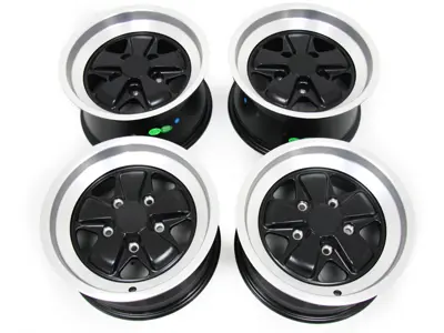 15' lichtmetalen velgen 5343 Fuchs-stijl (SET VAN 4) 7J en 8J voor Porsche Car - 91136211500, 91136211700