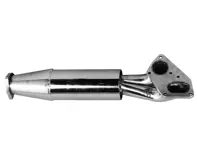 Silencieux d'échappement pré-assemblé. Fabriqué en acier inoxydable poli. PORSCHE 911 1974-89 avec homologation TÜV/EEC - 92.100, 92.100S, 93011118301, 93011118303, 1620500200, 1620500300 - 92.100S, 1620500300