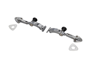 Rear 1/4 glass opening handle set. Porsche 911/912 1965-77 - 90154304121, 90154304221 - 90154304121L, 1685250470, 90154304121R, 1685250480