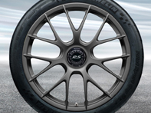 20'/21' 991.2 GT3 RS magnesium, in platina (zijdeglans) lichtmetalen velgen origineel Porsche - 99104460338