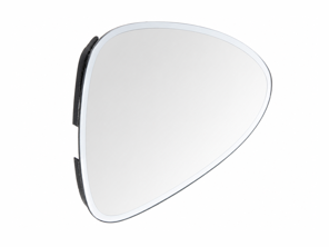 Door mirror glass (Convex), Dimmable, RIGHT for LHD. Porsche 970 Panamera 2010-16 - 97073103800, 97073103806 - ZJ-7131-R