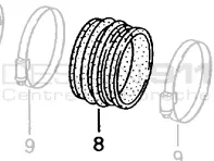 Gasklephuishuls. Porsche 996 GT3 00-01 - 99611062192