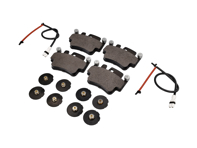 ACHTER Remblokken, sensoren, shims kit Porsche 996 Turbo / 996 C4S Brembo - 99635208602, 99635208600, 99661236501, 99635294903, 99635294904BRE, 99635294904
