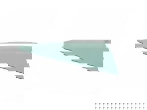 1/4-Fensterglas hinten, grün getönt. Porsche 911 1965-77 Coupé - 90154310230, 90154310130