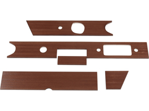 Dashboardcoverset hout. Porsche 911 1965-68 LHD (Linksgestuurd) Auto's - 90155204130