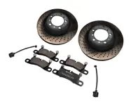 REAR Brake Disc and Pad Package. Porsche 718 Boxster GTS 4.0ltr - 98135240300, 98135240400