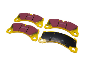 EBC YELLOW Brake Pads 'Fast Road' Front. Porsche Macan S / Macan 3.0 TD / 971 Panamera - 95B698151G, 95B698151BA - DP42203R