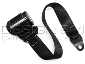 Seat Belts Front BLACK. Porsche 964 / 993 - 9648030330370B, 96480303303, 9648031250270B, 96480312502