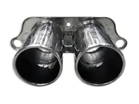 Exhaust tail pipe Porsche 911 GT3 GT3 RS and 911 R polished - 99111125391, 99111125395 - TSPO99112.023.A