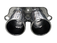Exhaust tail pipe Porsche 911 GT3 GT3 RS and 911 R polished - 99111125391, 99111125395 - TSPO99112.023.A