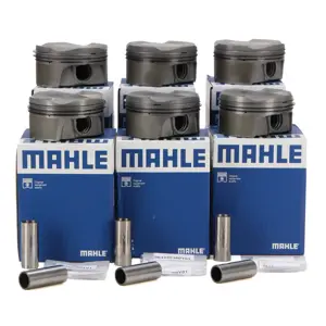 Jeu de 6 pistons moteur Porsche 996 3.6L C2 / C4 / C4S et 997 3.6L C2 / C4 96.00 Ø - 99610305219, 99610305220, 503PI0010100000