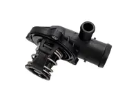 Alloggiamento termostato pompa acqua con inserto e guarnizione. Porsche 957 Cayenne Diesel - 95510603200