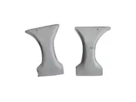 Ontdooiroosters links en rechts. Porsche 356 Pre-A - 35649071, 356 49071, 35649071A, 356 49071A - PP160VPA, P160VPA