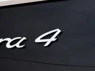 '4' - Badge arrière chromé pour Porsche 970 Panamera - 97055924103, 97055924104