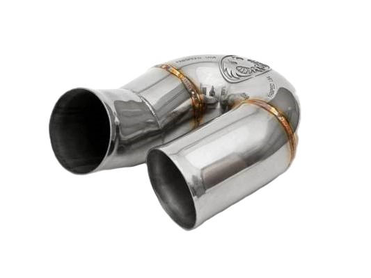 Fabspeed Secondary Muffler Bypass Pipe. Porsche 964 Carrera (1989-1994) - 96411104504, 96411104502 - FS.POR.964.SMB