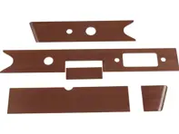 Dashboard wood style facia trim set LHD. Porsche 911 10/1964-06/1965 - 90155204120 - 1689813110