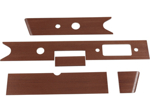 Set di finiture per cruscotto in stile legno LHD. Porsche 911 10/1964-06/1965 - 90155204120 - 1689813110