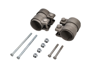 适用于保时捷 997 的后排气消音器钛合金卡箍安装套件 - 99711152000, 90037818301, 90037810501, 90038000501