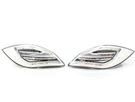 LED-Heckblinker, All Clear-Glas und verchromter Sockel. Porsche 987 MKII / 987C MKII - 98763142703, 98763142803