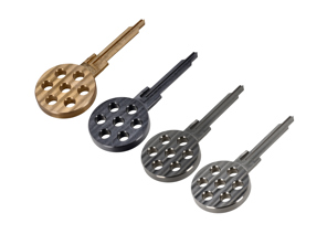 Blank key 917 style. Porsche 911 - 91453190310, 91153890300, 94453804101