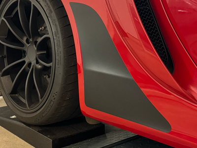 Protezioni sottoscocca MagnaFin WrapFin a forma di "pinna di squalo". Per Porsche 981 Boxster / 981 Cayman - 98750482501, 98750482601 - WF981