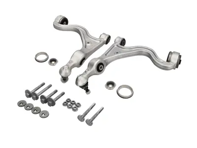 Triangle de suspension avant inférieur, lot de 2. Porsche 970.2 Panamera 2014>> - 97034105324, 97034105424, 97034105323, 97034105423, 4047437428959, 4047437428768, WHT008736, 97034121720, 99907415000, 99907415001, 99908444501, PAF007648, 97034124921
