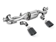 Échappement sport Milltek avec filtre à particules inversé et garnitures en carbone. Porsche 718 Cayman GT4 / Boxster GTS 4.0 L - 982251053F, 982251053H, 982251053K, 982251053E - SSXPO169