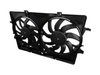 Water Radiator Fans With Cowling. Porsche 95B Macan 2.0L - 8K0959501G, 9A712100315, 8K0121003P
