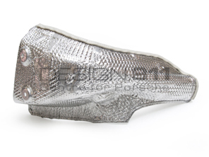 Escudo de protección térmica del paragolpes trasero. Porsche 981 Boxster / 981C Caimán - 98150547900, 98150548000