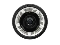 EVO Aero disc achterwiel, koolstofvezel voor lichtmetalen velgen. Porsche 9J1 Taycan Cross Turismo.