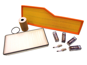 Kit de servicio de motor: filtros de aire, combustible y aceite, bujías y más - para Porsche 996-1 Carrera 4 3.4L 1999-2001 - 99610722552, 99610722553, 99610731351, 0PB115499A, 90012310630, 99611013152, 99657221901, 99657221902, 99757121901, 99757121902, 99657121903, 99757121900, 99917020791, 99611025352