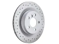 Brake disc rotor SPORT COAT Z, REAR. Porsche 971 Panamera (OE Part No. 971615601F / 971615602F) - 971615601F, 971615602F - 460.4508.20, 460.4509.20